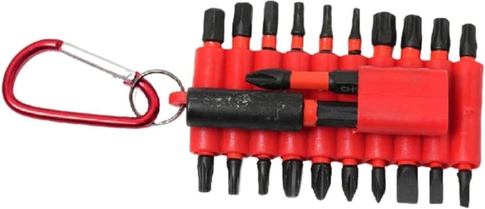 Schroevendraaierbits Set - Precisie Bits - Reparatie Klussen - S2 Staal - 22 Delig - Zwart