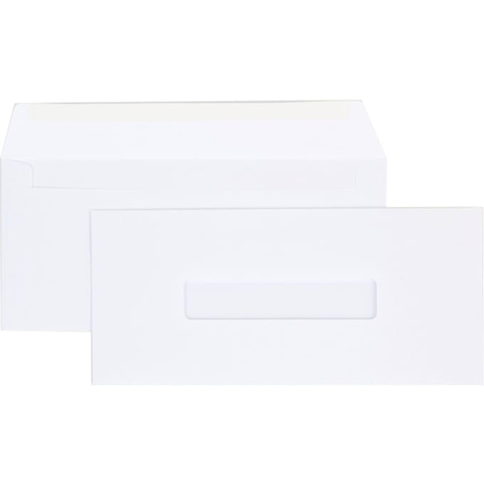 Envelop office 109x224-ea6 gom vm 80gr venster 2,5x11mm midden