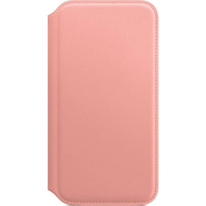 Leather Folio Bookcase voor de Apple iPhone X / Xs - Soft Pink