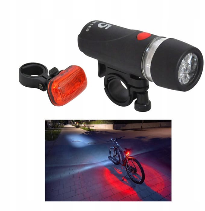 AXER Fietsverlichting Set LED Voor & Achter