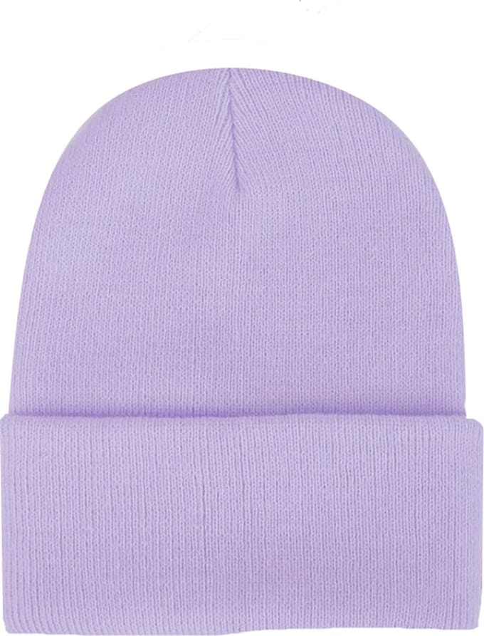 Beanie Muts Uni Lila | Polyacryl | One Size | Fashion Favorite