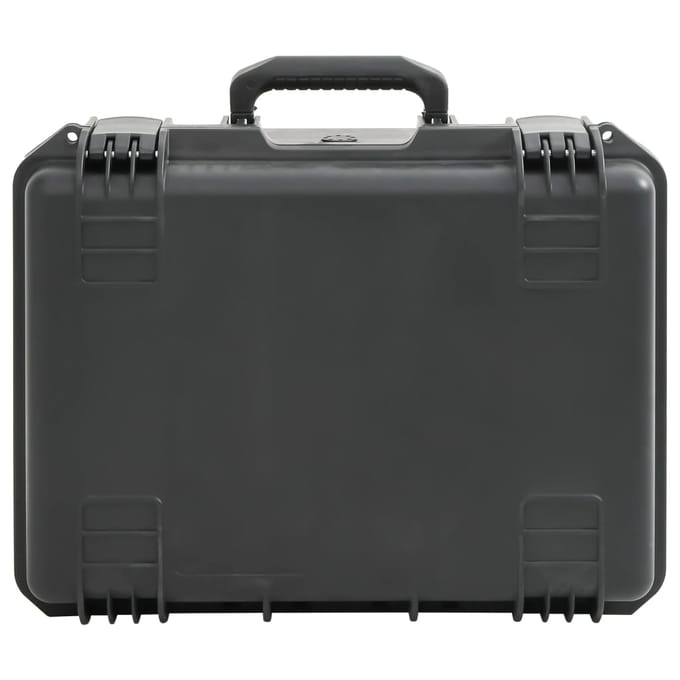 vidaXL - Flightcase - draagbaar - 49x38x23 - cm - PP - zwart
