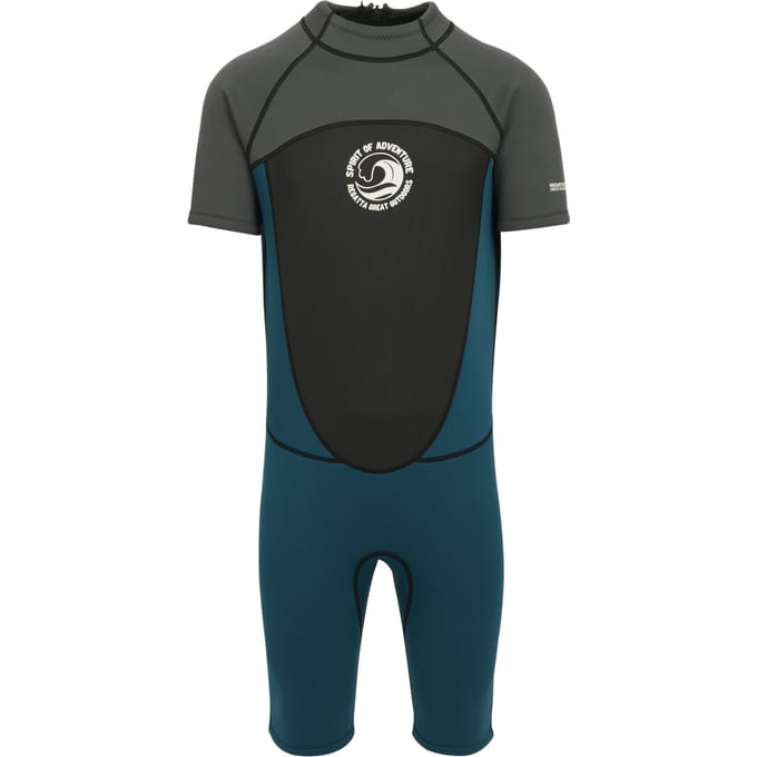 Regatta Heren kort wetsuit (Grijs/Marokkaans Blauw)
