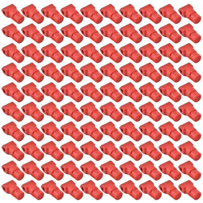 100 Stuks Mobiele Telefoon Diefstalbeveiligingshaak Slot Winkelgoederen Slot Rood (7MM) red