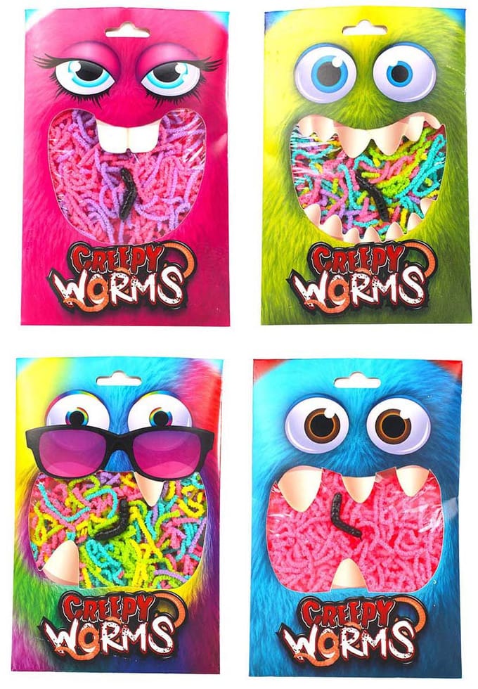 Creepy Wormen - 50gr. per stuk