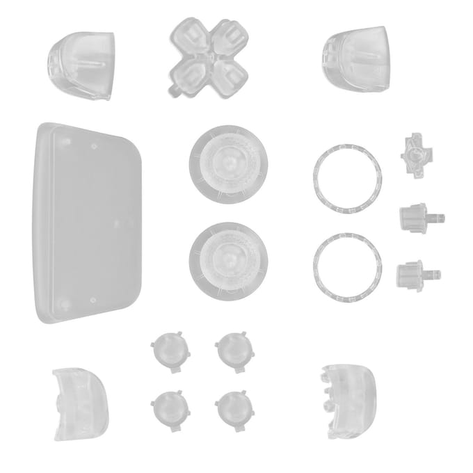 Boutons de remplacement L2 R2 Ensemble complet de boutons Kit de réparation de boutons de remplacement pour PS5 rouge