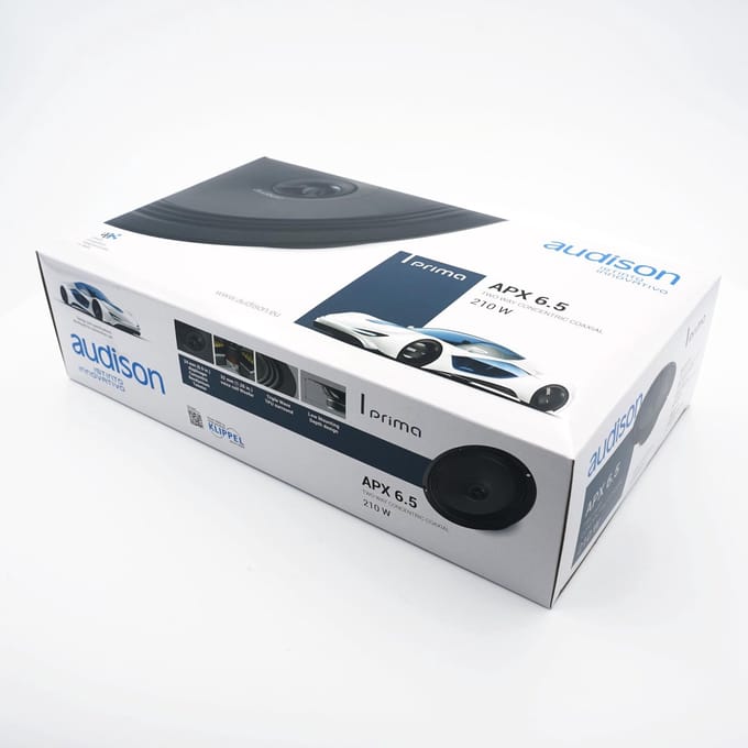 Audison Paar luidsprekers serie Prima APX 6,5 16,5 cm. 2-weg coax 210 W