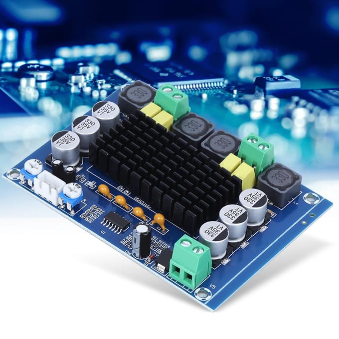 Versterkermodule 2 Kanaals Digitale Printplaat Hoge Vermogen Potentiometer Module XH M543