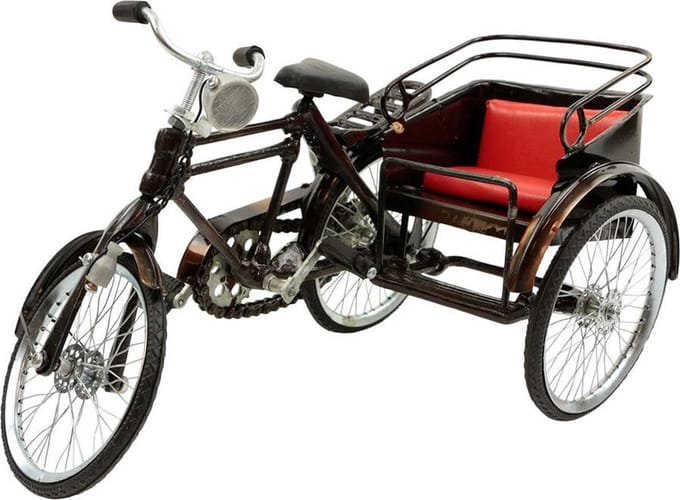 Beeld - Metaal - Fiets - Sarana - Fairtrade Indonesie - Fairtrade