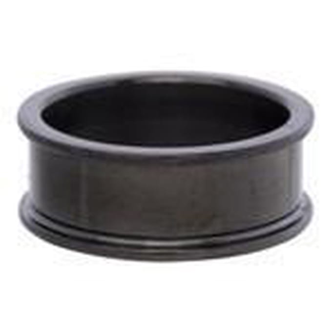 IXXXI Basisring zwart 8mm - maat 16