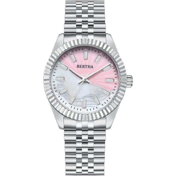 Bertha Marina parelmoer armbandhorloge