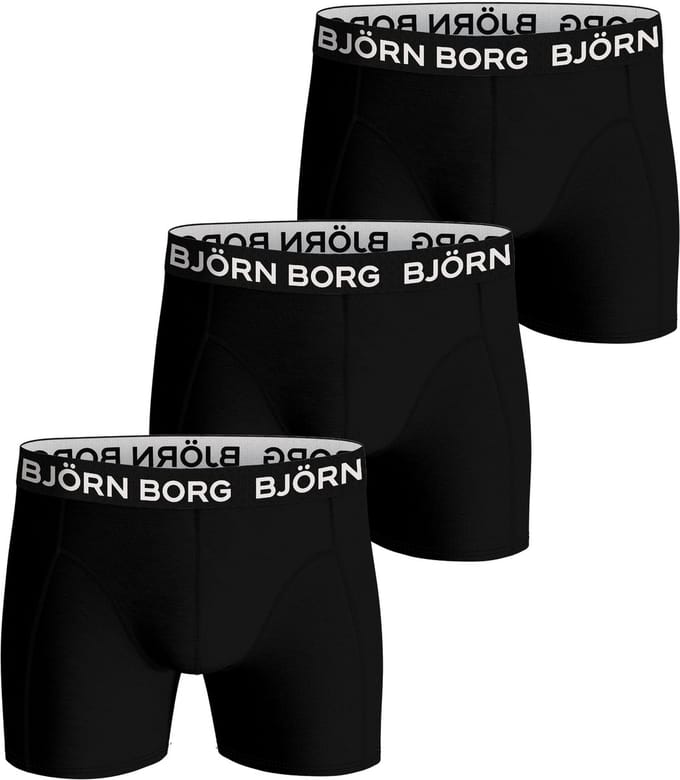Björn Borg Bamboo Cotton Blend boxers - heren boxers normale lengte (3-pack) - multicolor