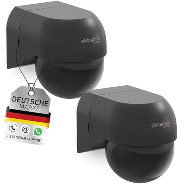 Bewegingssensor Draaibaar 180° Buiten IP44 230V met 10m Bereik