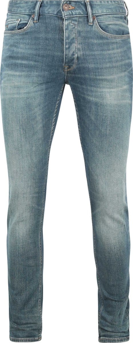 Cast Iron - Riser Jeans Lichtblauw - Heren - Maat W 30 - L 34 - Slim-fit