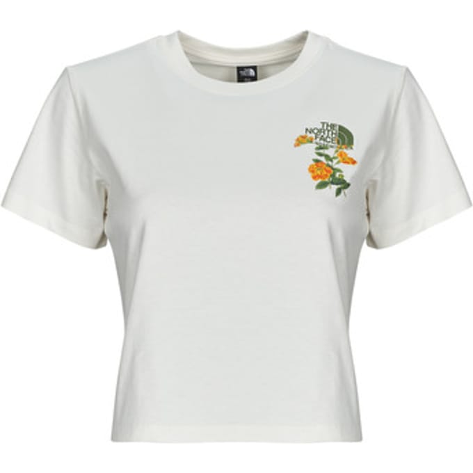 The North Face  T-shirt Korte Mouw FLORA EMBRO REGULAR SHORT SLEEVE TEE
