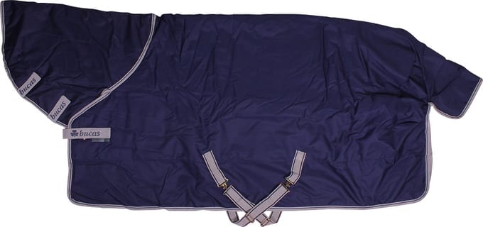 Bucas Deken Bucas Freedom Turnout Full Neck 150gr Donkerblauw - 115/152