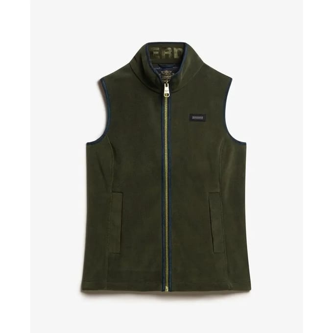 Superdry - Estate bodywarmer van fleece - Dames - Gilets