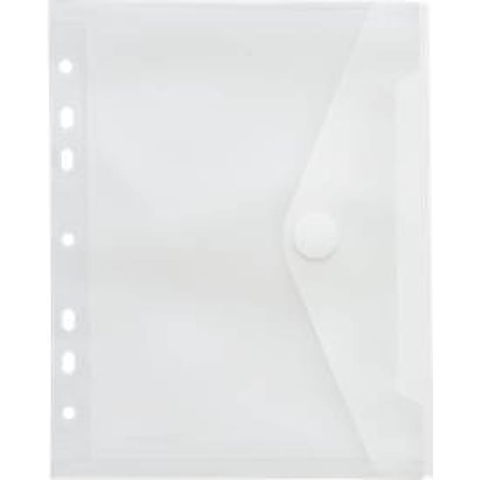 FolderSys documenthoes, A5, klittenbandsluiting, geperforeerde rand,