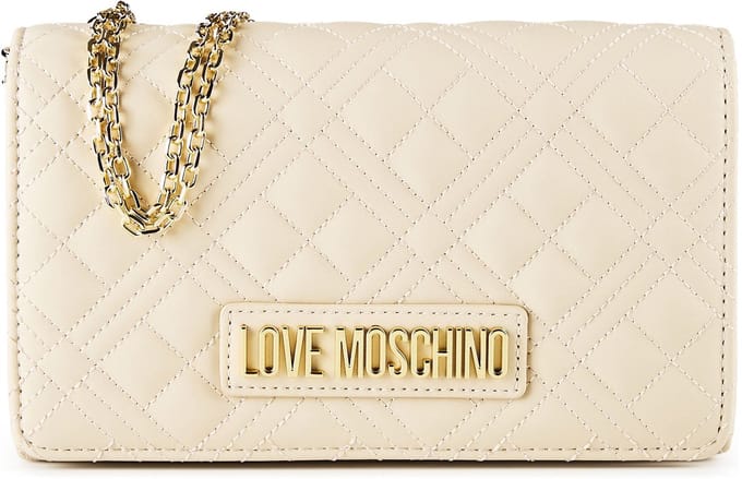 Love Moschino Gewatteerde vrouw Ivory Bag in synthetische