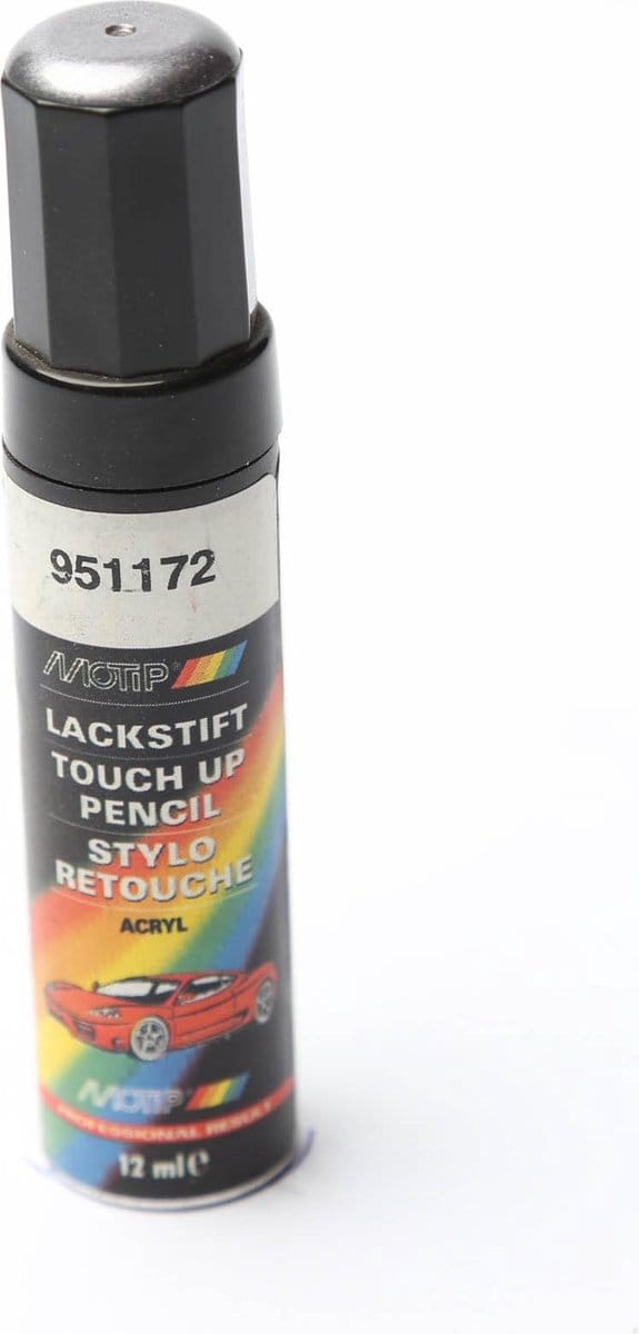 Motip 951172 - Auto lakstift - Grijs Metallic - 12 ml