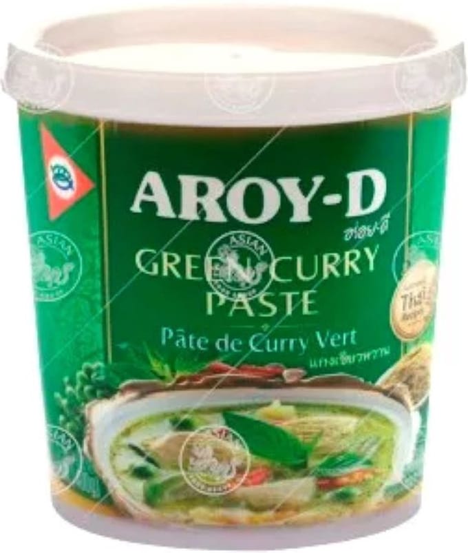 Aroy-D | 3 x 400 gram groene curry pasta | green curry paste | authentiek Thais | multipack