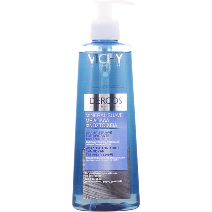 Vichy Dercos Mineral Doux Zachte Shampoo - voor sterker en glanzender haar - 390ml