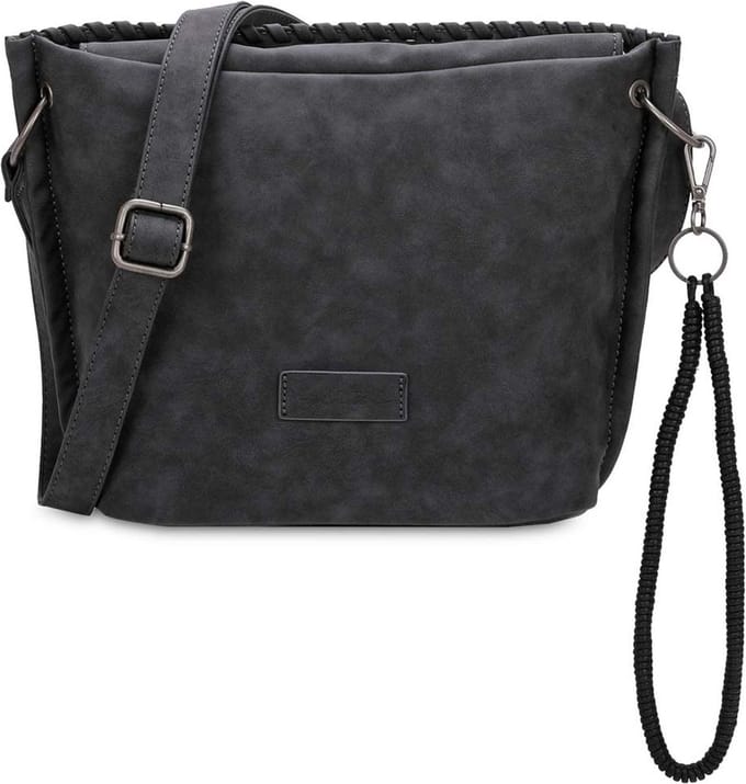 Fritzi aus Preußen Schoudertas Luke03 Root Crossbody Bag Black Zwart