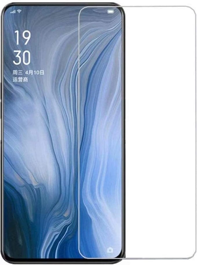 Oppo Reno 10x Zoom Screenprotector Glas - 2x Screen Protector Glas
