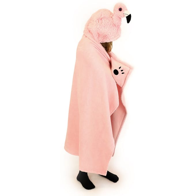 Cozy Noxxiez knuffeldeken Flamingo