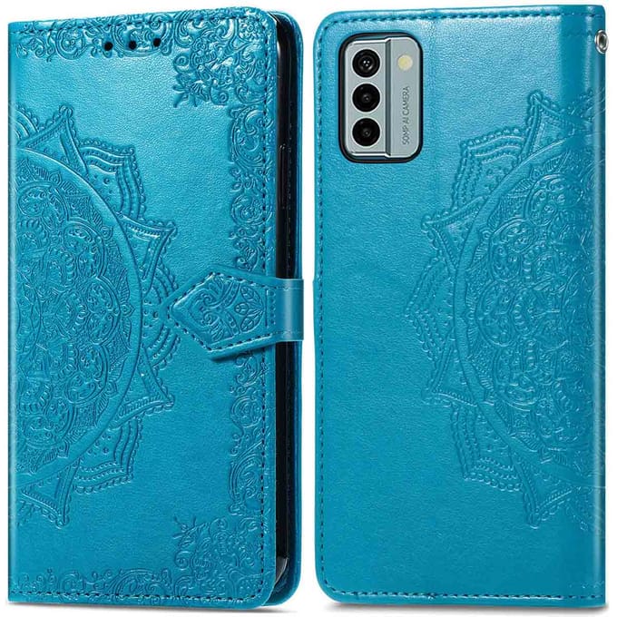 imoshion Hoesje - Geschikt voor Nokia G22 - Mandala Bookcase - Turquoise