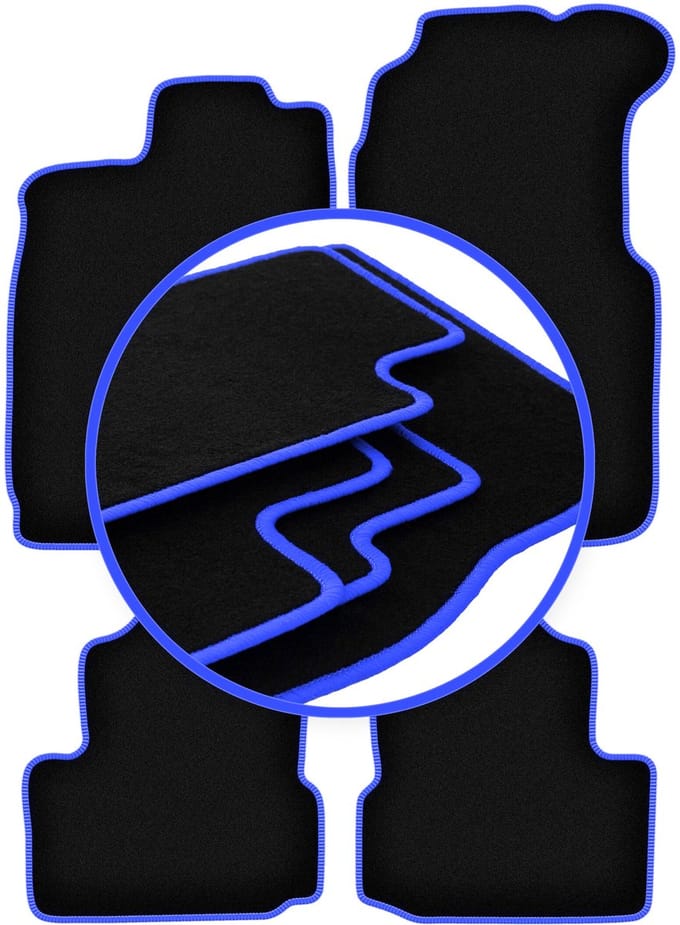 CARLUX-BLUE automatten voor: Saab 900 II cabriolet (1994-1995)