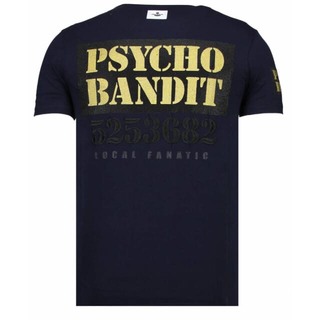 Local Fanatic Bad dog rhinestone t-shirt