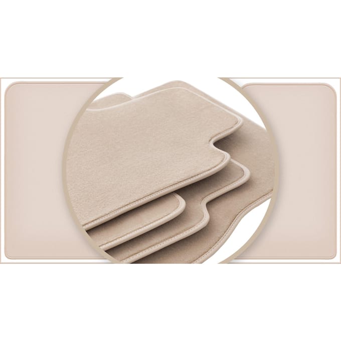 PREMIUM beige vloermatten voor: Opel Vivaro II bestelbus 2014-2019