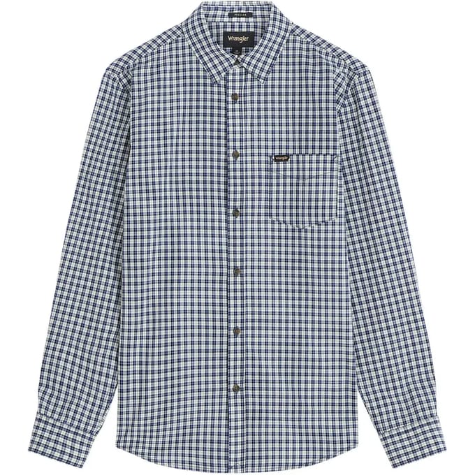 Jeanshemd met lange mouwen Wrangler