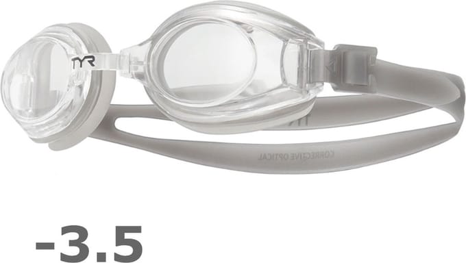 TYR Zwembril op sterkte -3.5 Transparant (clear)