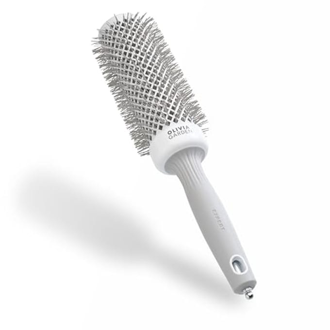 Olivia Garden - Expert Blowout Speed White and Grey Hairbrush- 45 White