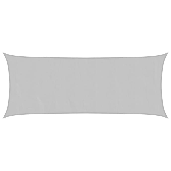 vidaXL - Zonnezeil - 5x2 - m - 100% - polyester - oxford - lichtgrijs