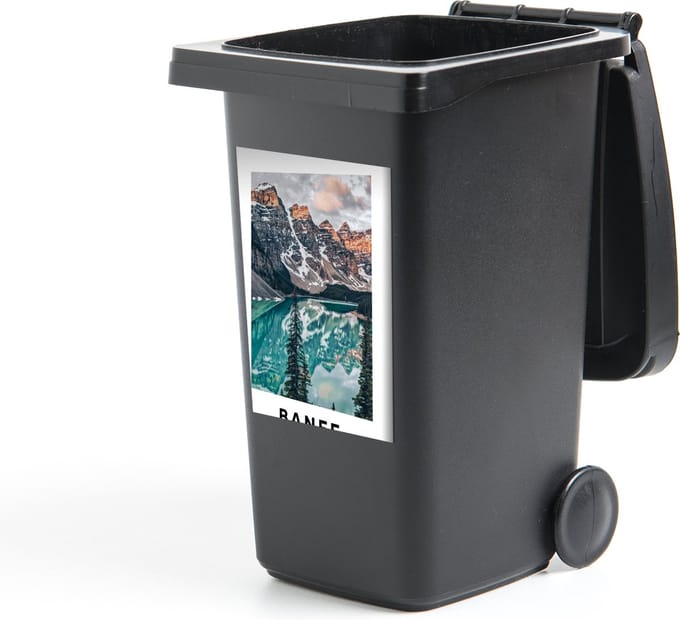 Container sticker Canada - Berg - Water - 40x60 cm - Kliko sticker