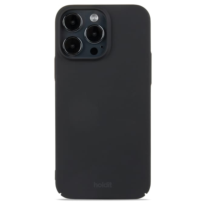 Holdit Slim Case geschikt voor Apple iPhone 14 Pro Max - Zwart