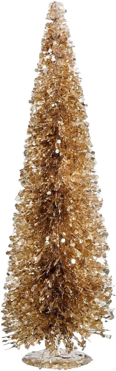 Mica Decorations Decoratie boom champagne - h60xd19cm