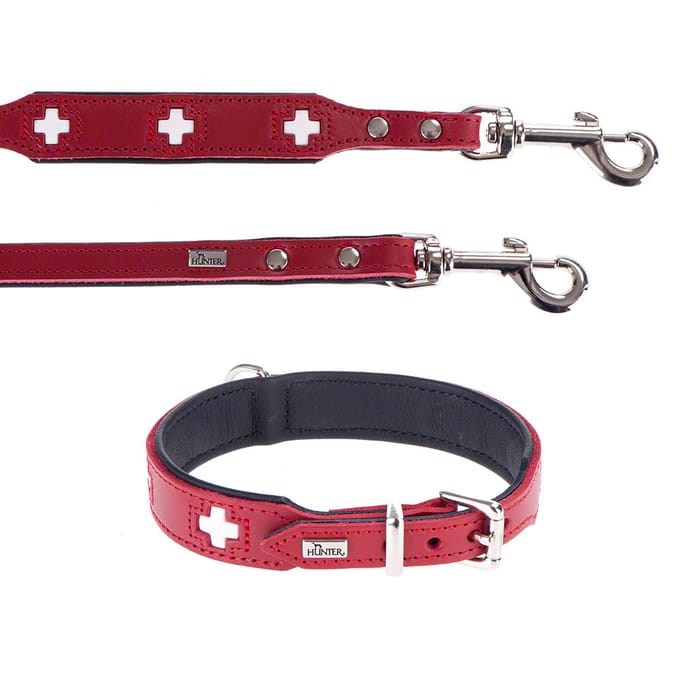 2 m lang, 1,8 cm breed - Hunter Hondenriem Swiss