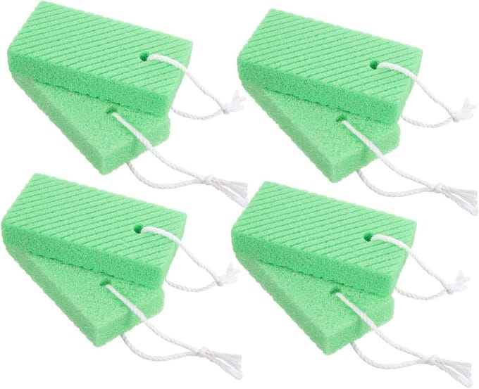 Voet exfoliator - Puimsteen voeten - Verwijderen dode huid - Ergonomisch ontwerp - 10 x 5 x 2 cm