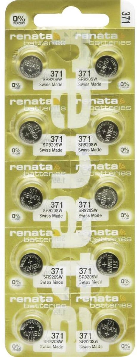 Renata Knoopcel 371 10 stuk(s) 40 mAh