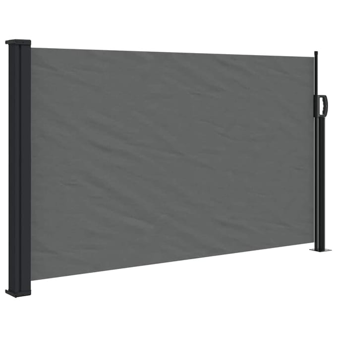 vidaXL - Uitschuifbaar - zijluifel - antraciet - 117x300 - cm