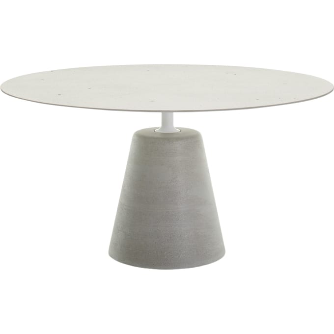 MDF Italia Rock Tafel - wit - Ø140