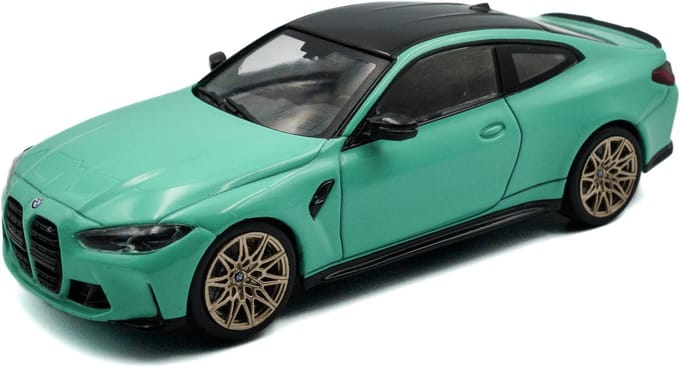BMW M4 (G82) Competition '23, groen Solido schaal 1:43