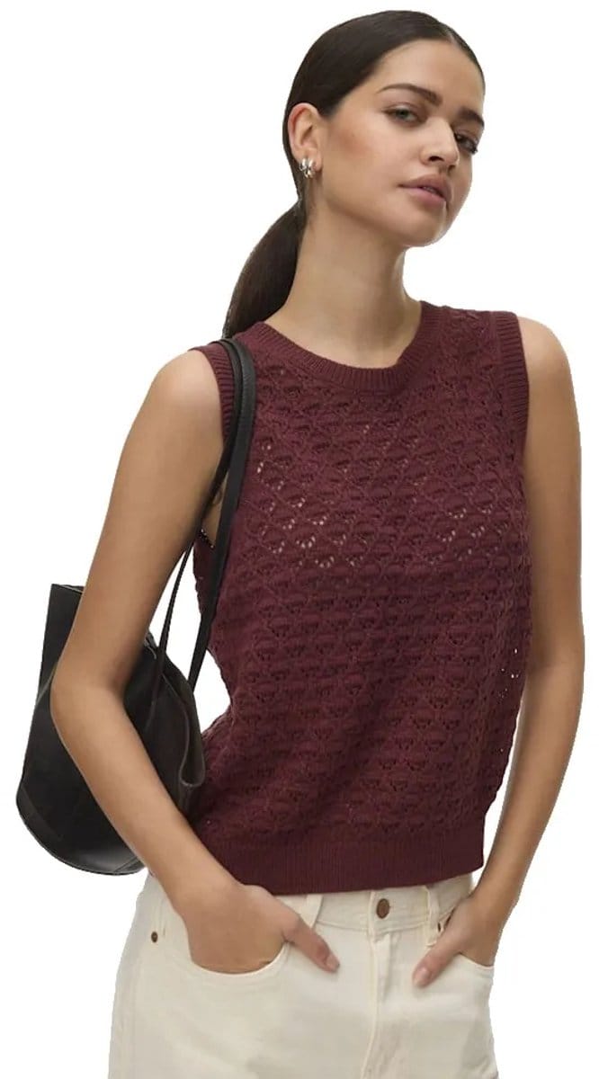 VERO MODA - VMJAQUELINE SL O-NECK TOP BOO - Dames - Tank tops