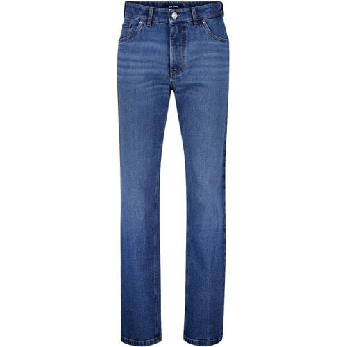 Gardeur Jeans Reza Blue Roots Authentic Denim Look Structure Comfort Stretch Stone Blue Used / male