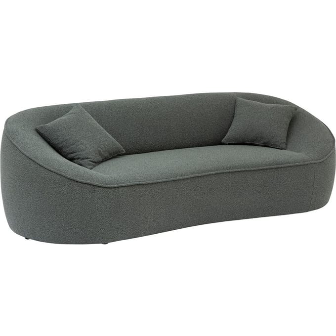 Eazy Living Bouclé 3-zitsbank Odil Groen