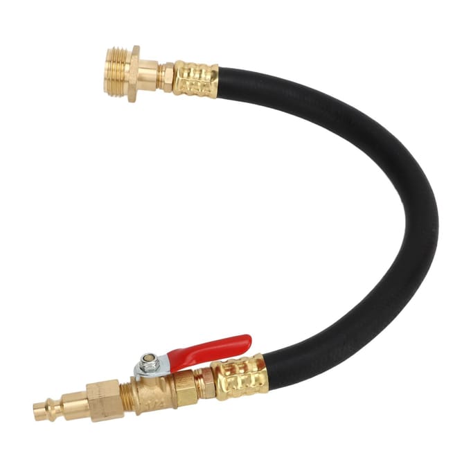Tuinslang Adapter RV Vorstbescherming Combo Kit met 1/4 US Snelkoppeling Winterklaar Maken Sproeier black